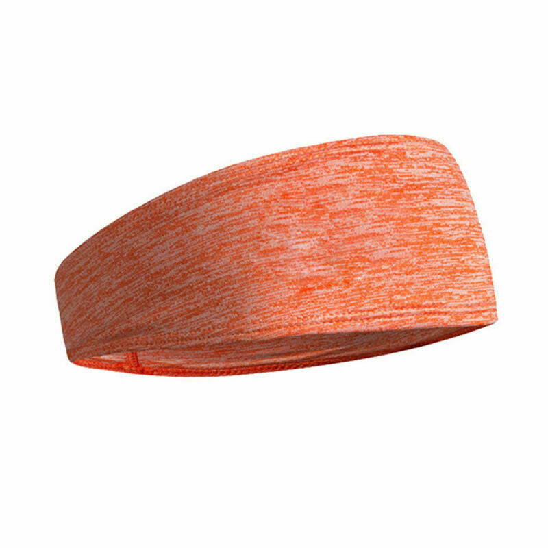 Men Hair Head Band Sweatband Headband Stretch Mens Wrap Elastic Sports Thin Gym