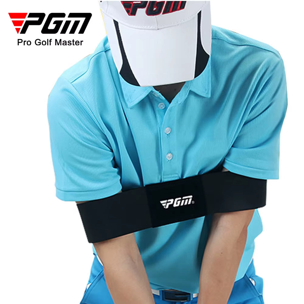 Black Practice Guide for Golf Swing Exercisers Training Aids Outdoor Golf Training Corrective Correction Armband Belt JZQ005