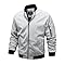 Men’s Lightweight Slim Fit Bomber Jacket – Windbreaker Style with Zipper & Pockets for Fall & Spring