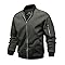 Men’s Lightweight Slim Fit Bomber Jacket – Windbreaker Style with Zipper & Pockets for Fall & Spring
