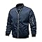 Men’s Lightweight Slim Fit Bomber Jacket – Windbreaker Style with Zipper & Pockets for Fall & Spring