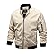 Men’s Lightweight Slim Fit Bomber Jacket – Windbreaker Style with Zipper & Pockets for Fall & Spring