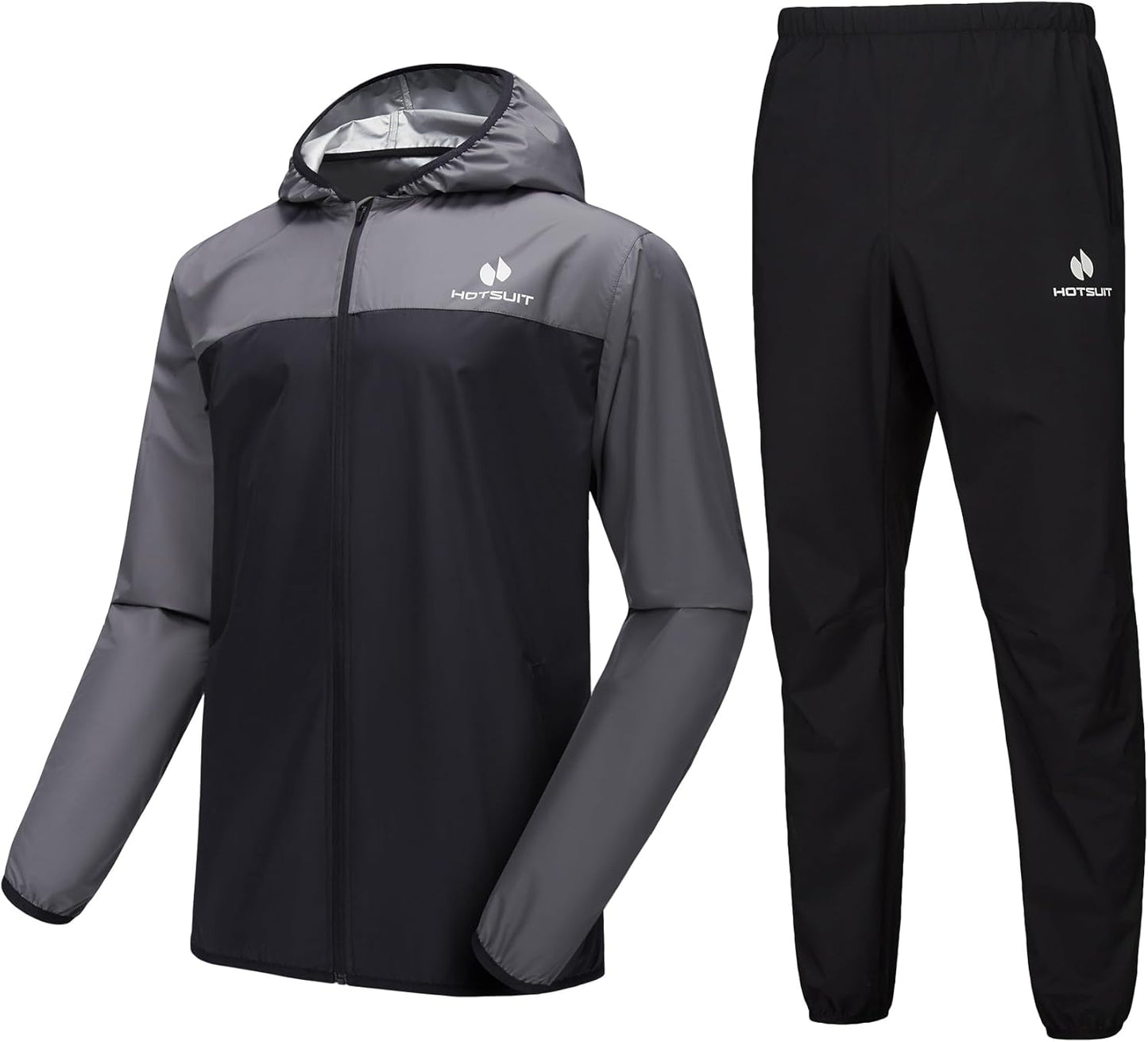 Sauna Suit for Men Sweat Suits Gym Workout Exercise Sauna Jacket Pant Full Body