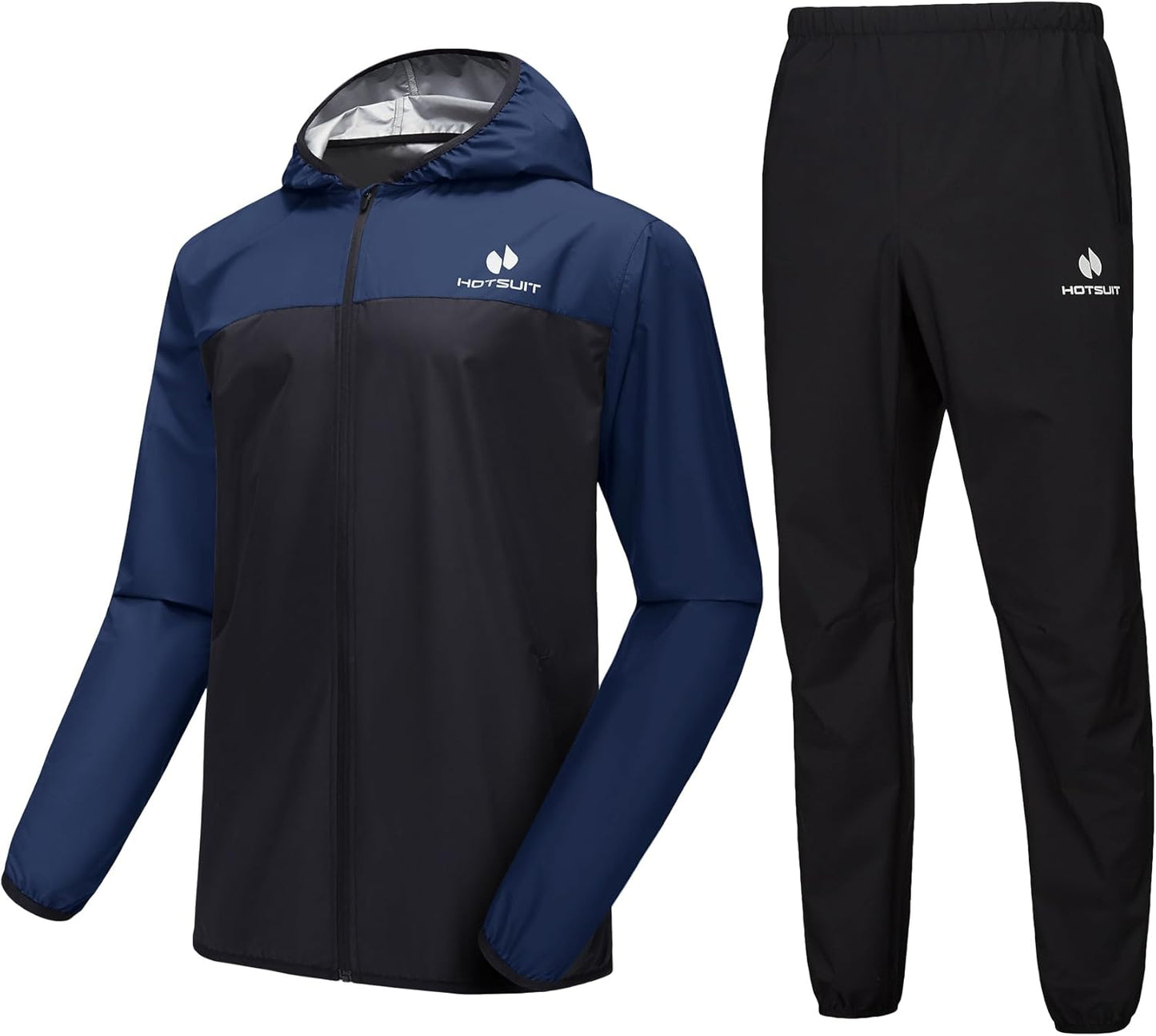 Sauna Suit for Men Sweat Suits Gym Workout Exercise Sauna Jacket Pant Full Body