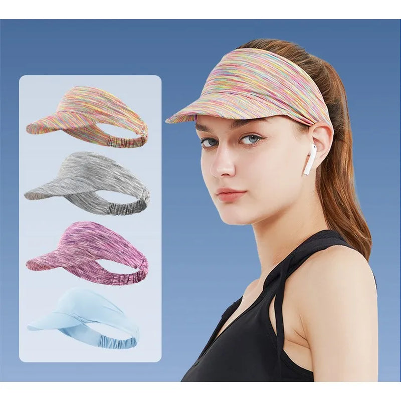 Golf Sunshade Hat Sports Sweat-Absorbing Headband Sports Grocery Hat