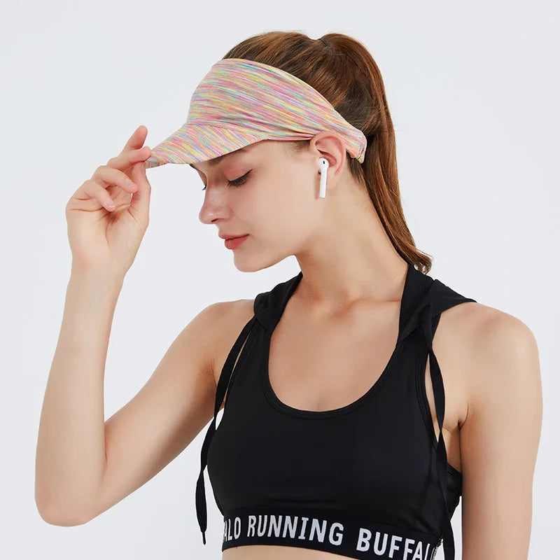Golf Sunshade Hat Sports Sweat-Absorbing Headband Sports Grocery Hat