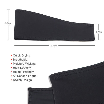 Men Hair Head Band Sweatband Headband Stretch Mens Wrap Elastic Sports Thin Gym