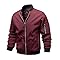 Men’s Lightweight Slim Fit Bomber Jacket – Windbreaker Style with Zipper & Pockets for Fall & Spring