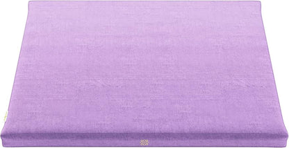 Emerald Velvet Zabuton Meditation Mat Luxurious Floor Cushion with 100% Cotton Filling for Comfortable, Aligned Meditation