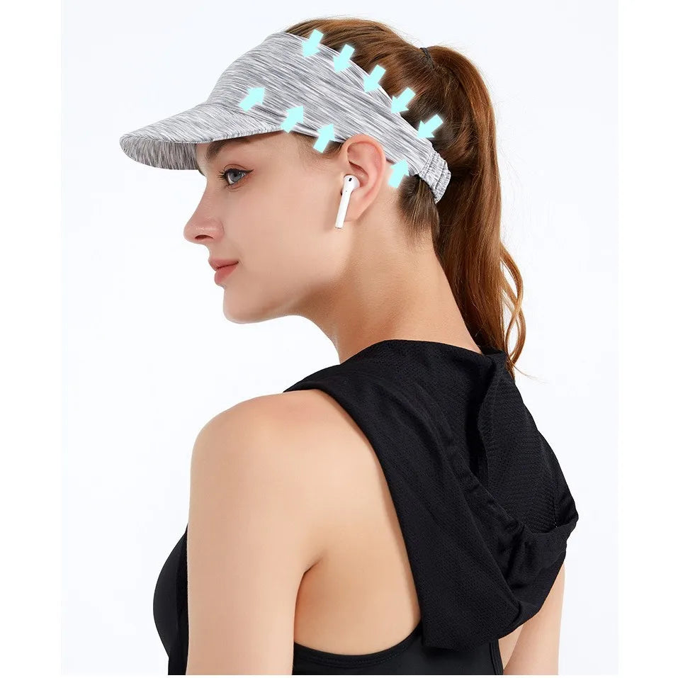 Golf Sunshade Hat Sports Sweat-Absorbing Headband Sports Grocery Hat