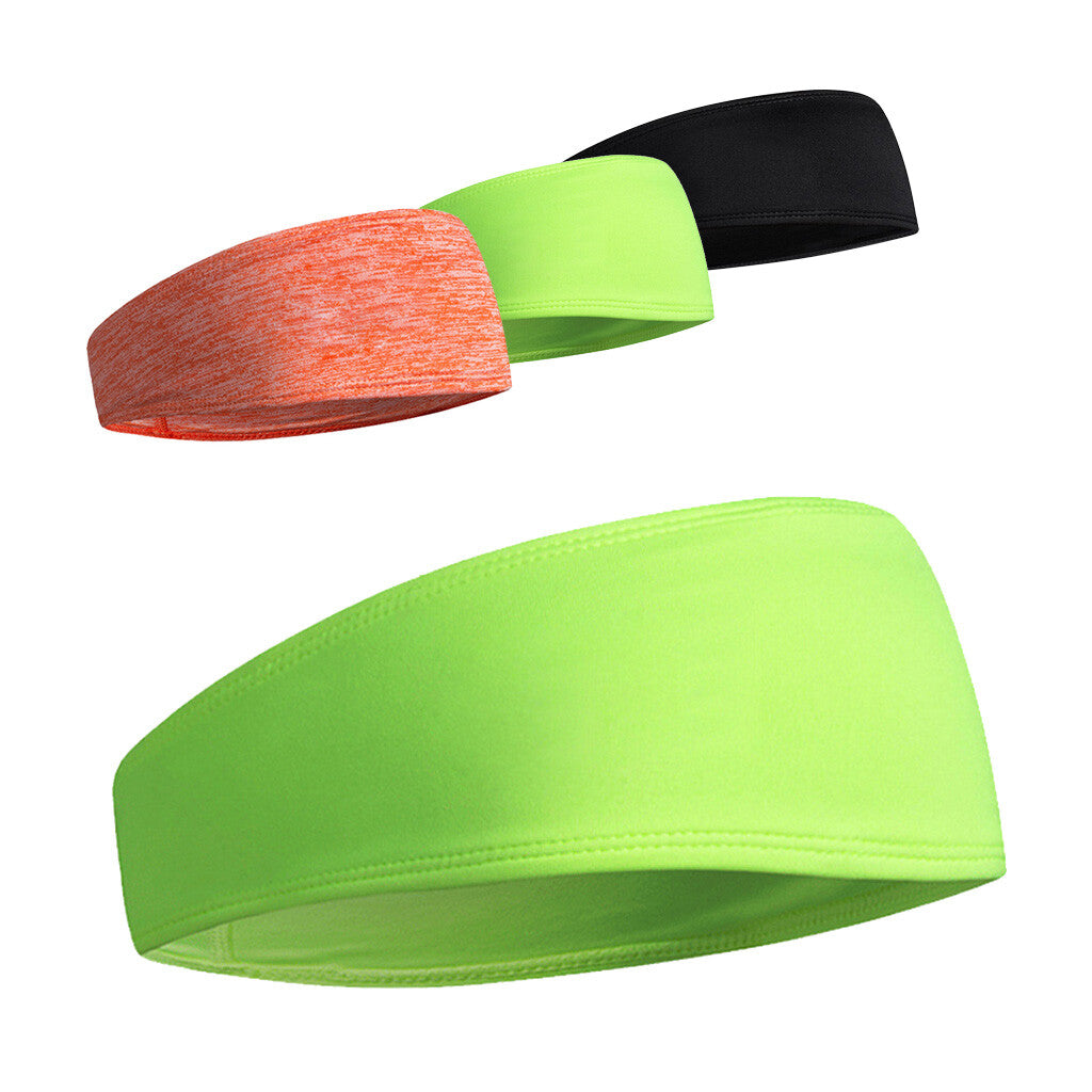 Men Hair Head Band Sweatband Headband Stretch Mens Wrap Elastic Sports Thin Gym
