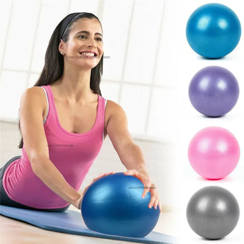 25CM New Yoga Pilates Ball Exercise Gymnastic Fitness Balance Gym Core Indoor Training Mini Balls Small Therapy Improves
