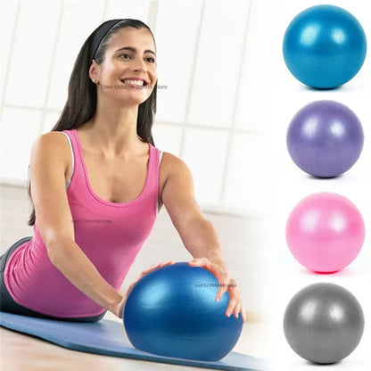 25CM New Yoga Pilates Ball Exercise Gymnastic Fitness Balance Gym Core Indoor Training Mini Balls Small Therapy Improves